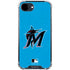 MLB Miami Marlins Solid Distressed iPhone 16e Clear Case